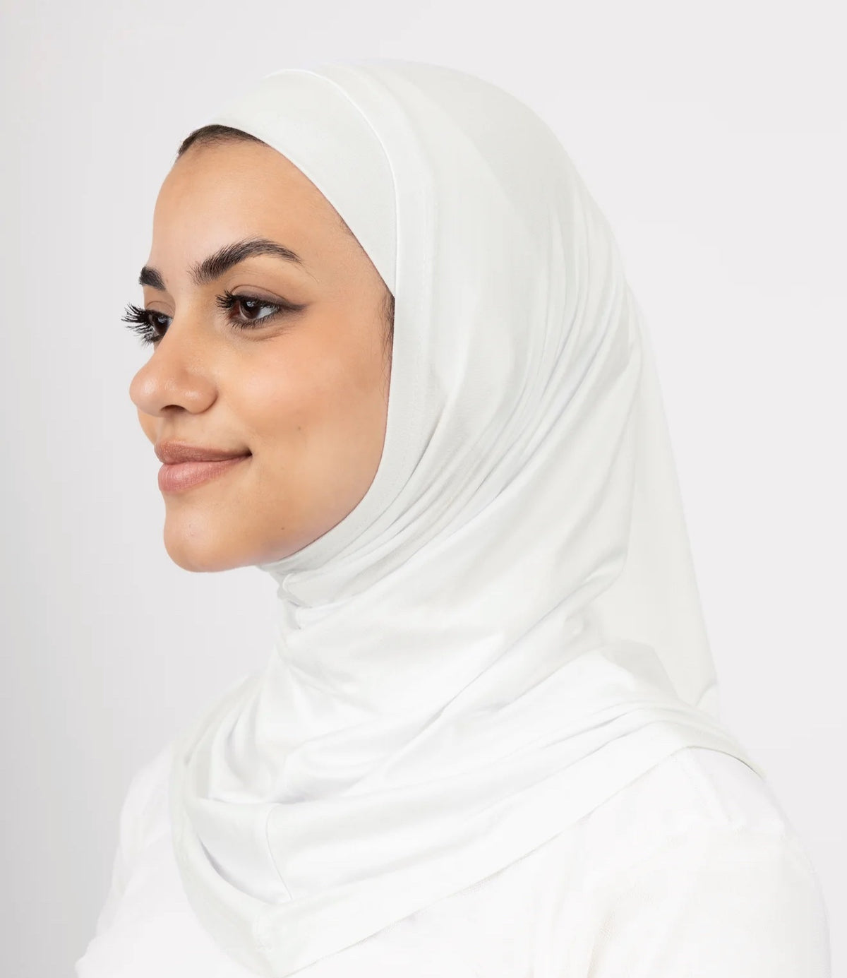 2pcs Syrian Hijab - White