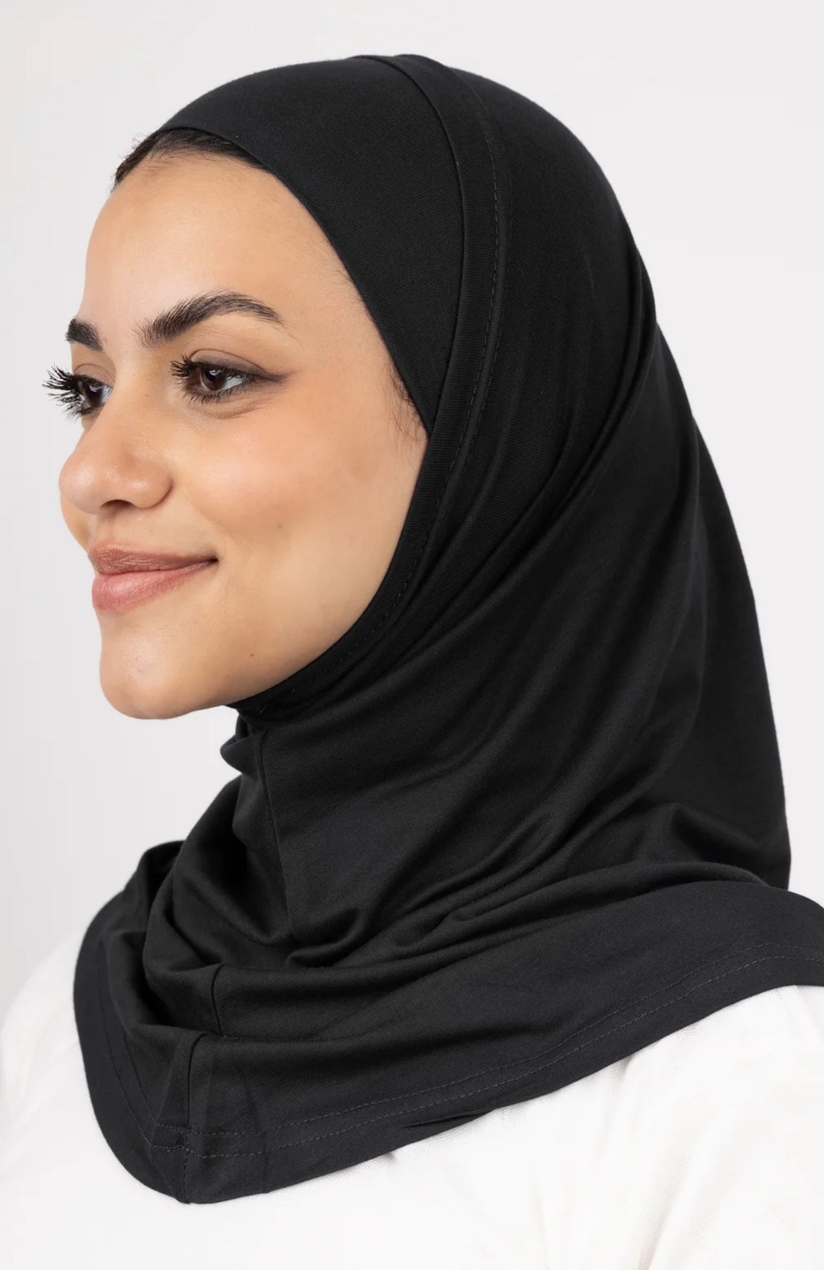 2pcs Syrian Hijab - Black