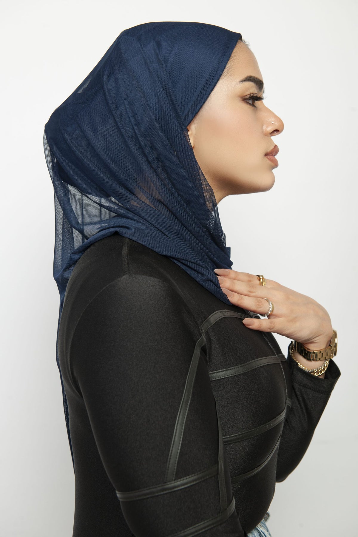 Instant Sport & Swim Hijab - Navy