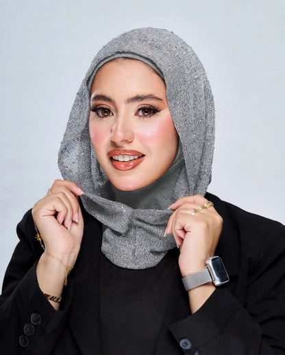 Balaclava 2-Piece Set - Grey