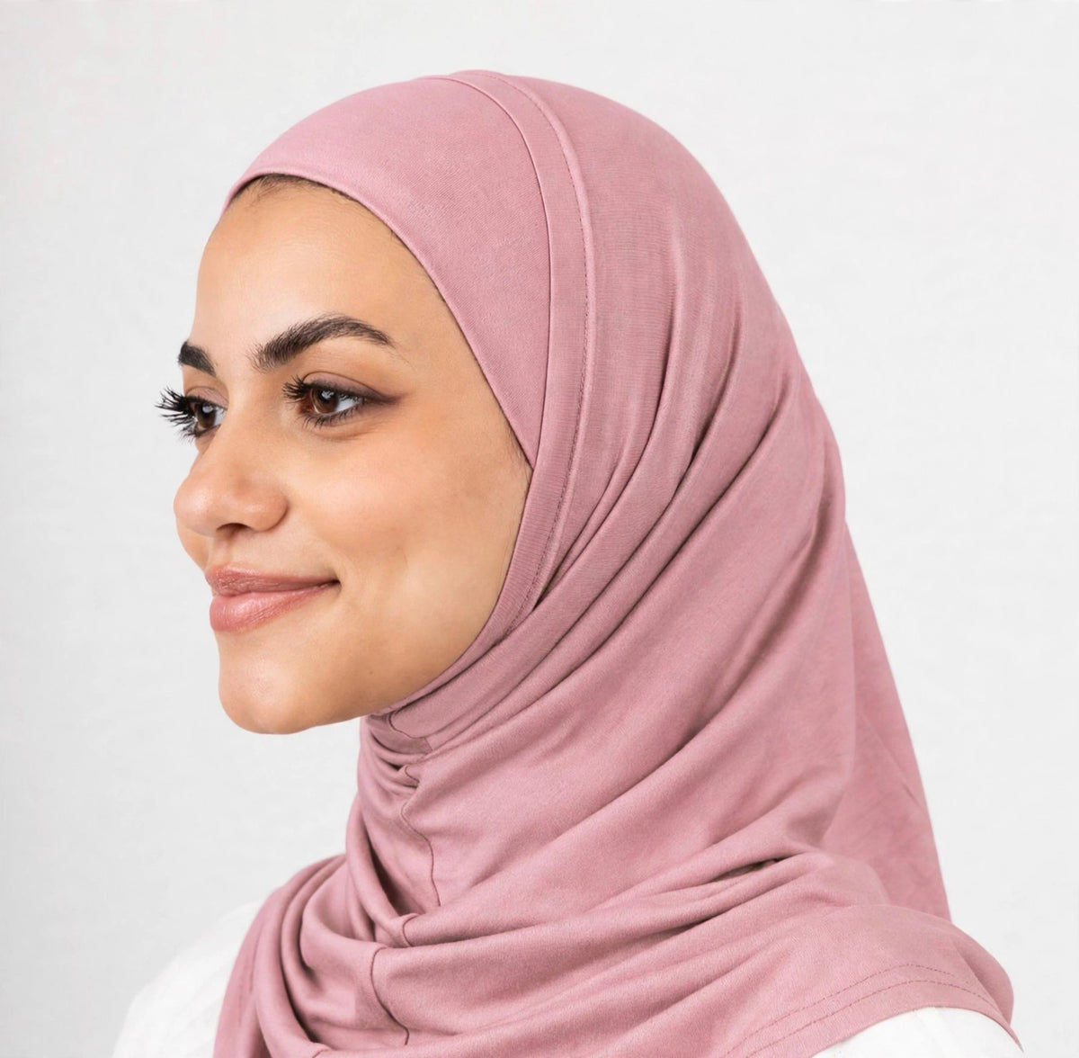2pcs Syrian Hijab - Rose
